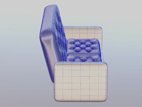 Living Room Sofa 3D मॉडल