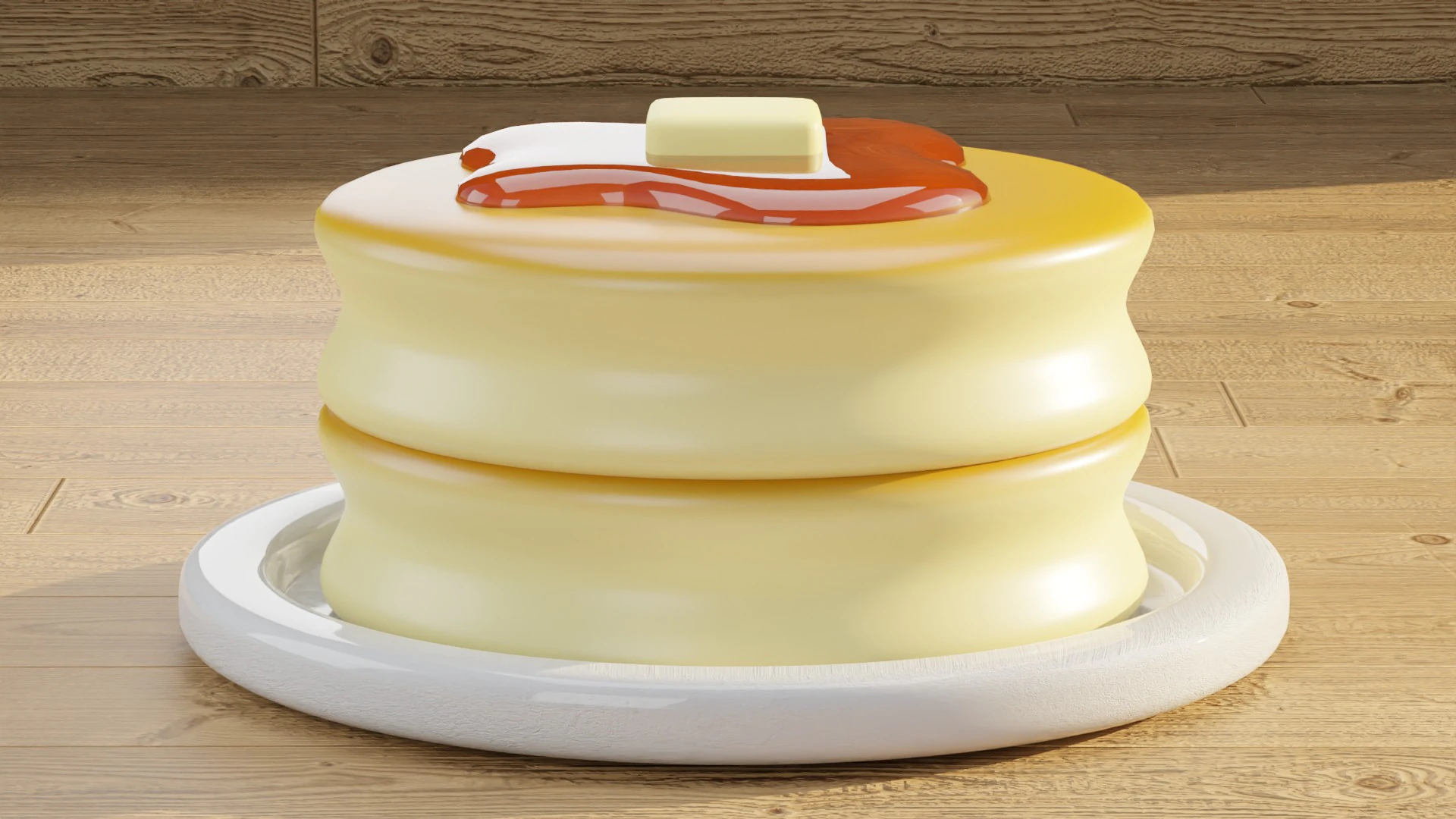 Pancake Modello 3D .c4d .max .obj .3ds .fbx .stl .blend 