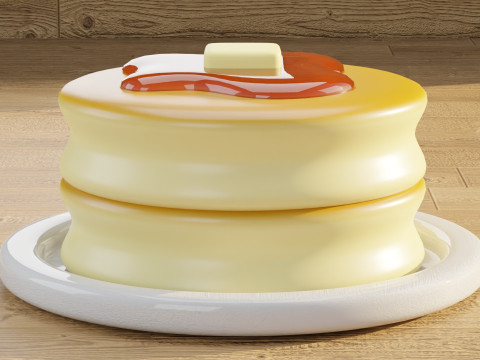 Pancake 3D Model