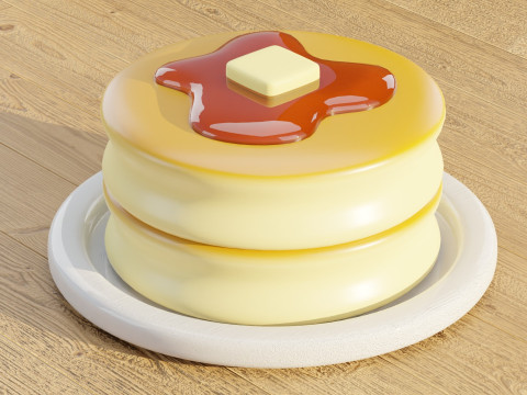 Pancake Modello 3D