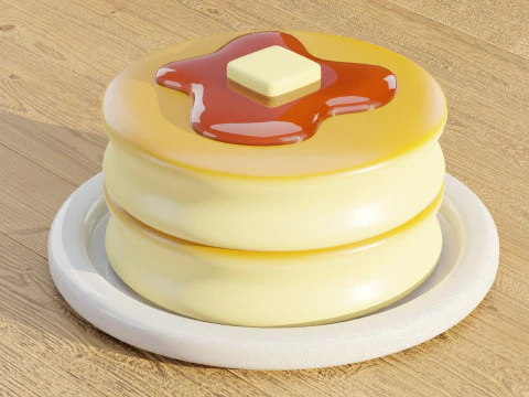 Pancake Modello 3D