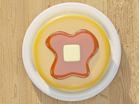 Pancake Modello 3D