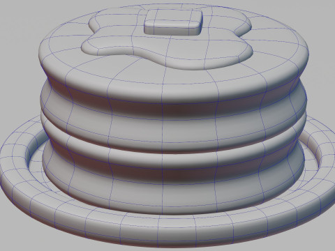 Pancake Modello 3D