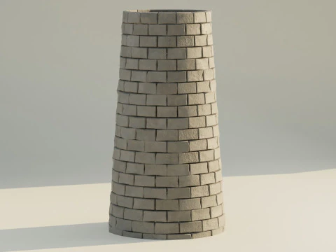 Stone Tower 3D Model
