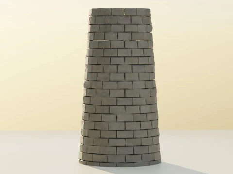 Stone Tower 3D Model