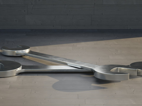 Spanner Wrench 3Dモデル