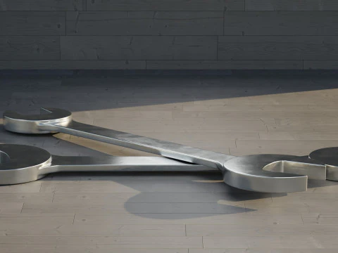 Гаечный ключ 3D Модель