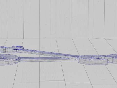 Spanner Wrench 3D Model