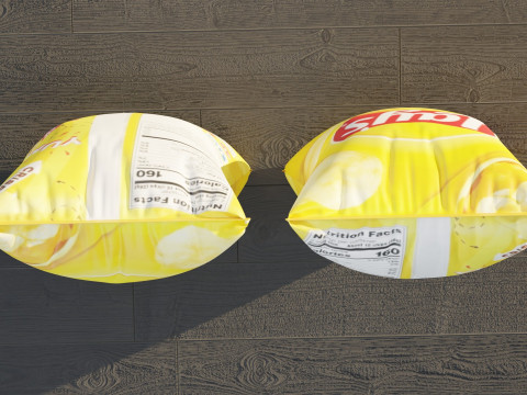 Chip Bag Lays 3D Модель