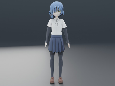 Yamada Ryou - Bocchi The Rock 3D-Modell