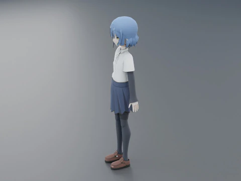 Yamada Ryou - Bocchi The Rock 3D Model