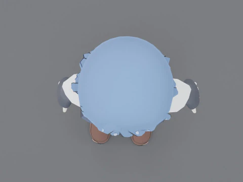 Yamada Ryou - Bocchi The Rock 3D Model