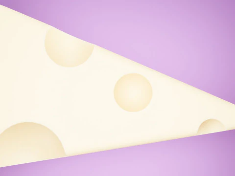 Cheese Slices 3D Model