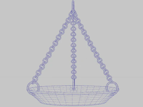 Подвесной плантатор 3D Модель