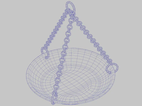 Подвесной плантатор 3D Модель