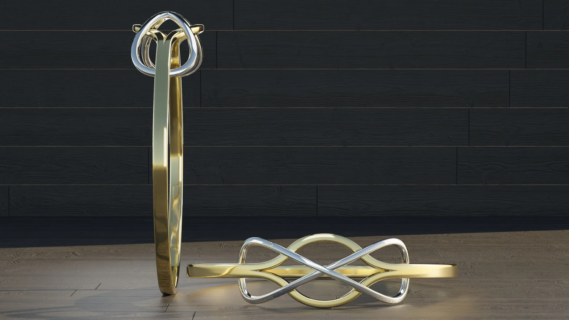 Infinity Ring 3D Model .c4d .max .obj .3ds .fbx .stl .blend 