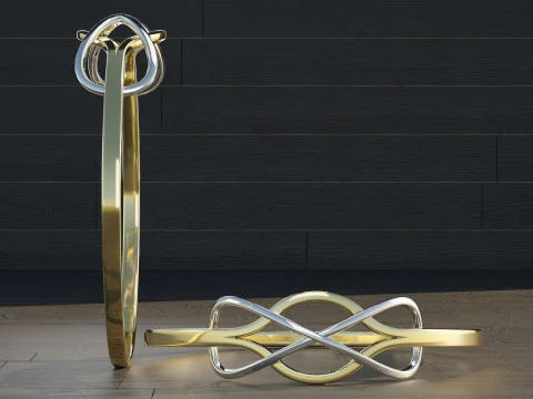 Anel Infinito Modelo 3D