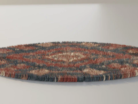 Alfombra persa Modelo 3D