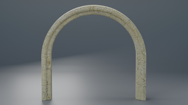 Roman Gate 3D मॉडल .c4d .max .obj .3ds .fbx .stl .blend