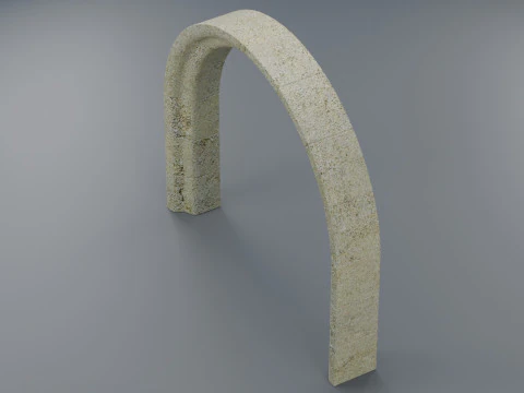 Roman Gate 3D Model