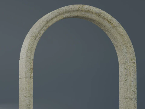 Roman Gate 3D Model