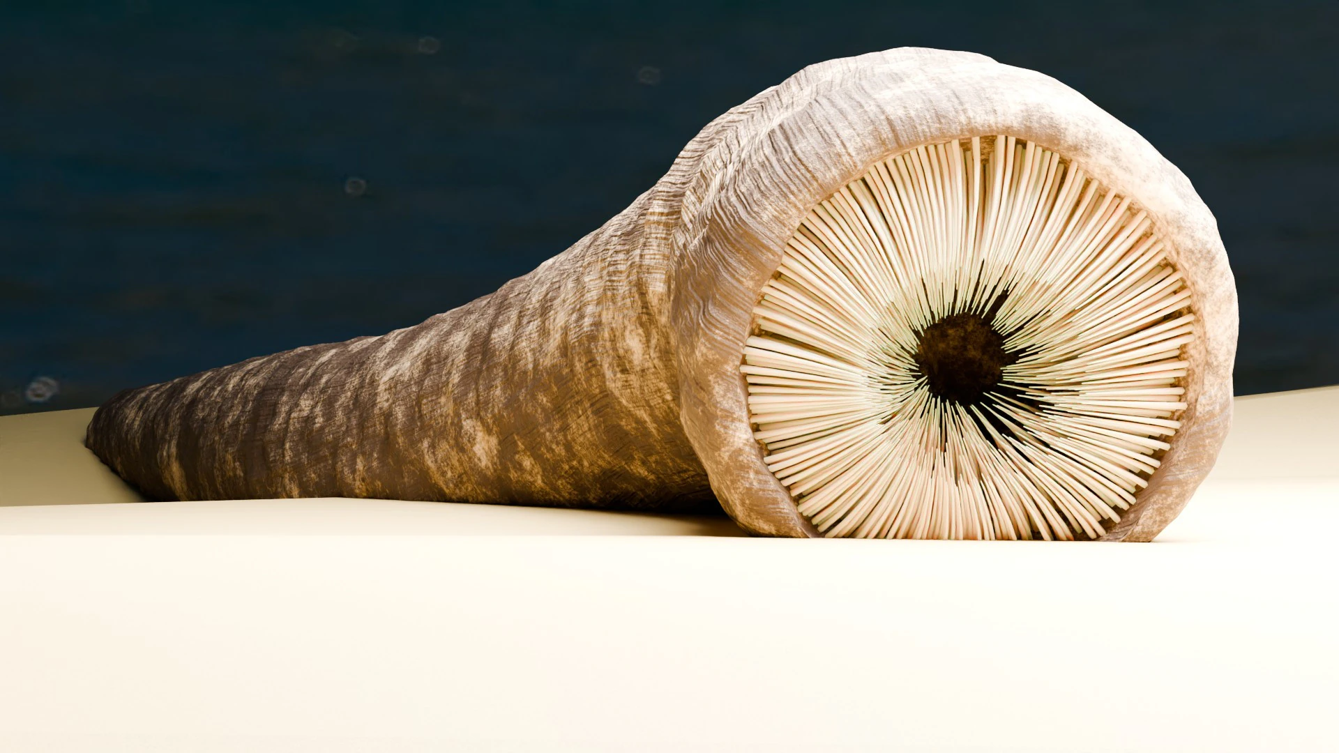 Dune Sandworm 3D Model .c4d .max .obj .3ds .fbx .stl .blend 