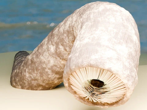 Dune Sandworm 3D Model