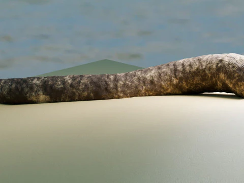 Dune Sandworm 3D Model