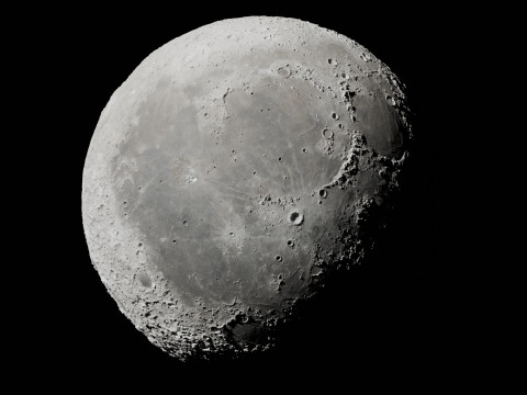 Realistic Moon 3D Model