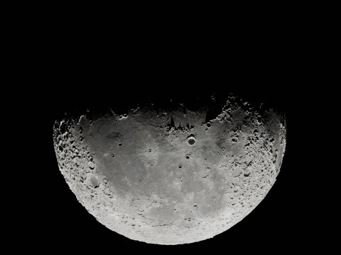 Realistic Moon Model 3D