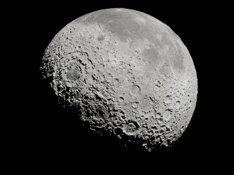 Realistic Moon Model 3D