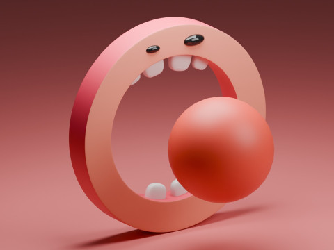Cartoon Loop Animation 3D Model