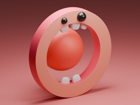Cartoon Loop Animation 3D Model