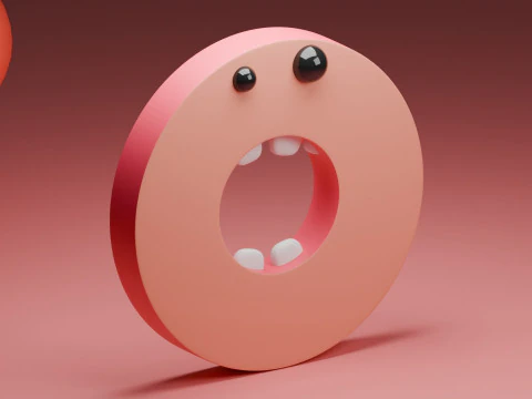 Cartoon Loop Animation 3D Model