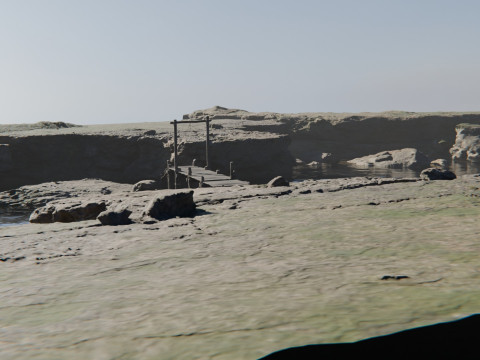Coastal Scene Modello 3D