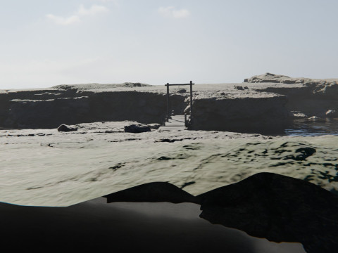 Coastal Scene Modello 3D