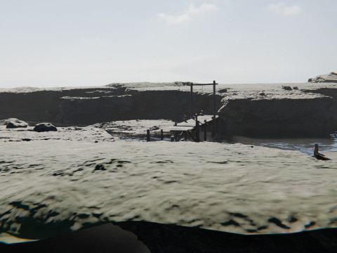 Coastal Scene Modello 3D