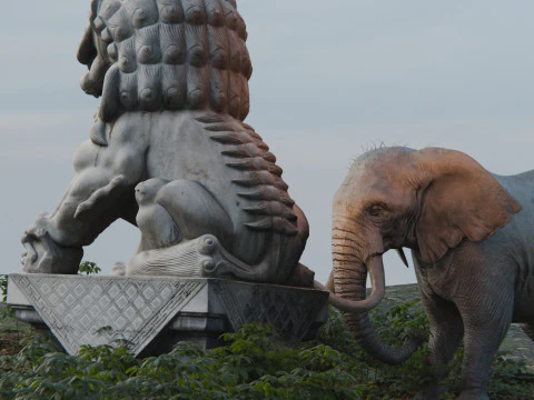 Cinematic Animated Elephant 3D Model