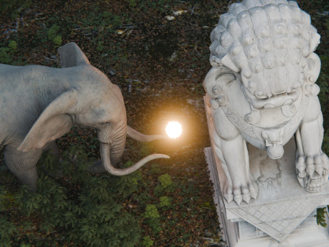 Cinematic Animated Elephant Modèle 3D