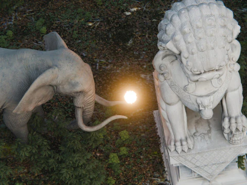 Cinematic Animated Elephant 3D Model