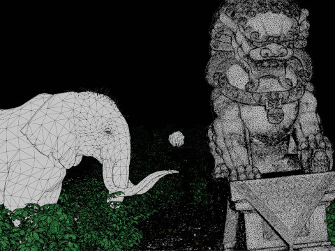 Cinematic Animated Elephant Modèle 3D
