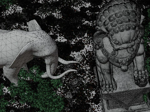 Cinematic Animated Elephant 3D Model
