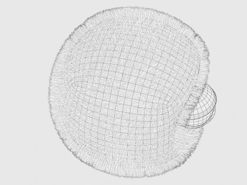 Feathered Character 3D Model