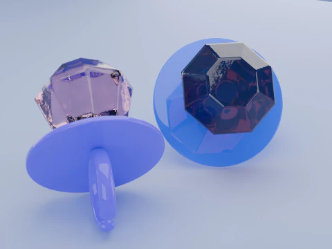 Ring Pop Candy 3D Model