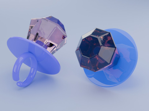 Ring Pop Candy 3D Model