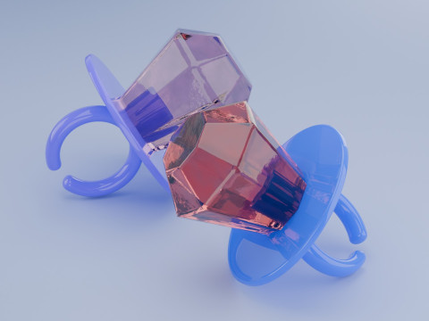Ring Pop Candy 3D Model