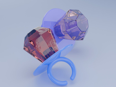 Ring Pop Candy 3D Model
