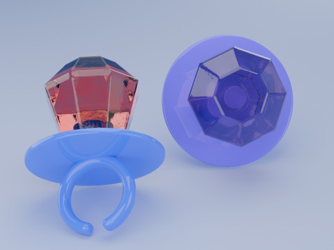 Ring Pop Candy 3D Model