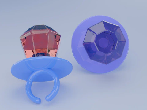 Ring Pop Candy 3D Model