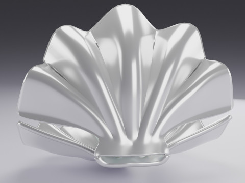 Shell and Pearl Model 3D